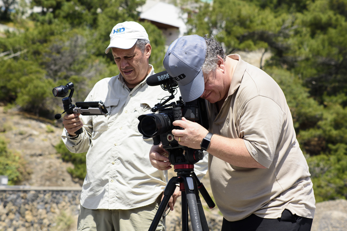 Filming crew - Brooks Moore & Donald Wilson