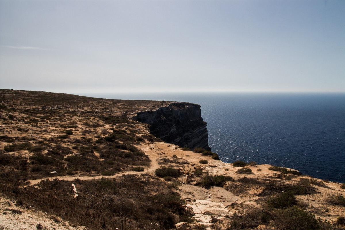 Cliffs along the northern coast